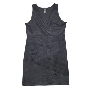 Lane Bryant Dress Womens Size 16 Black Sleeveless Tiered LBD Classic Event Party